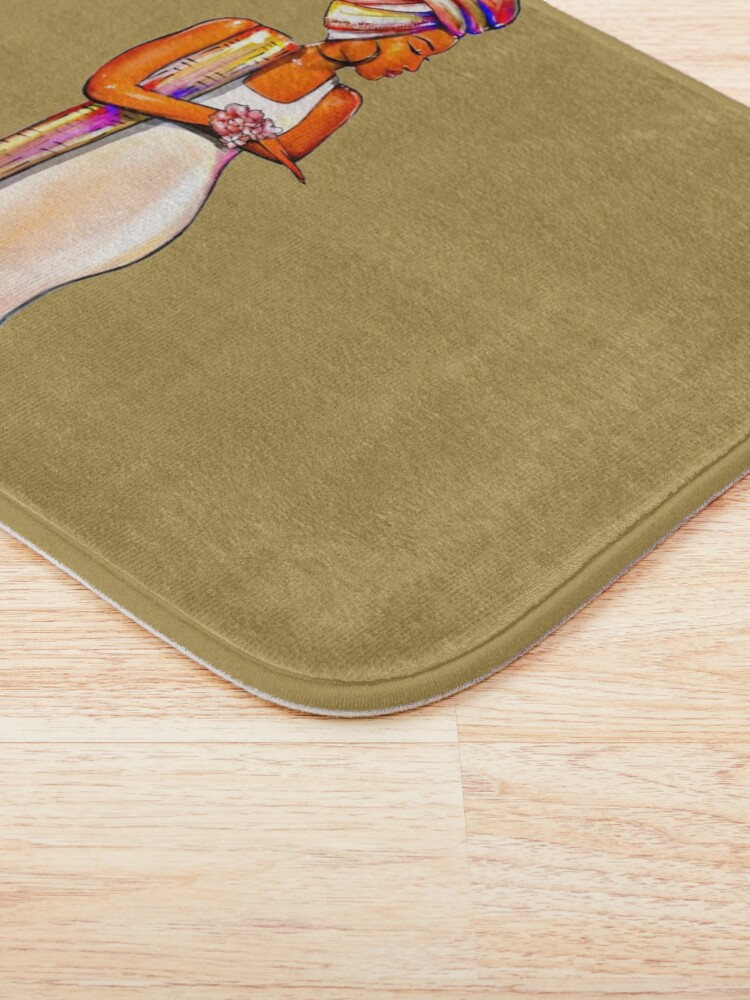 Alternate view of Queen In Us Women African Headwrap Bath Mat