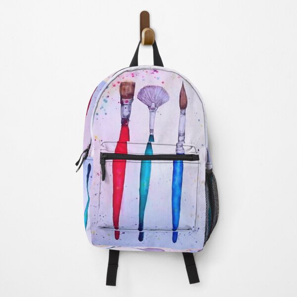 Item preview, Paint brushes illustration with inks designed and sold by horseaddicted.