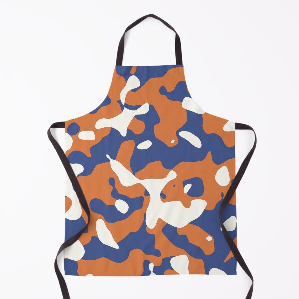 Item preview, Modern Blue And Orange Camo Camouflage  designed and sold by NECHSTORE.