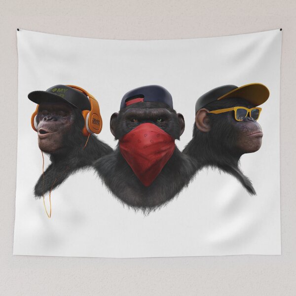 Item preview, 3 WISE SWAG designed and sold by AffengeilerShop.