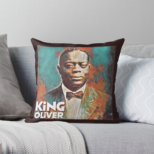 King Oliver Throw Pillow