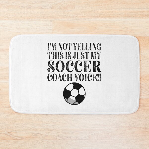 Item preview, Im Not Yelling This Is Just My Soccer Coach Voice Classic Sticker And Shirt Design designed and sold by Glike.
