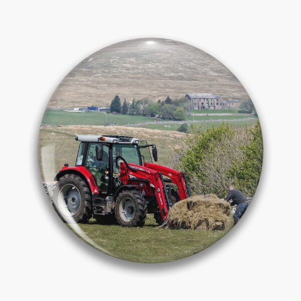 Item preview, Red tractor and farmer designed and sold by Millysuewood.