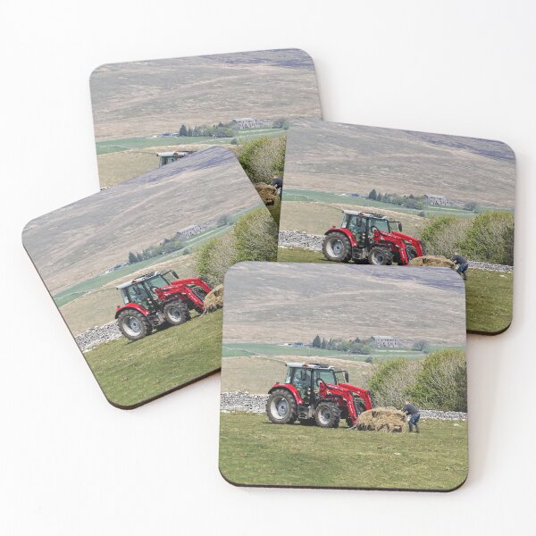 Item preview, Red tractor and farmer designed and sold by Millysuewood.