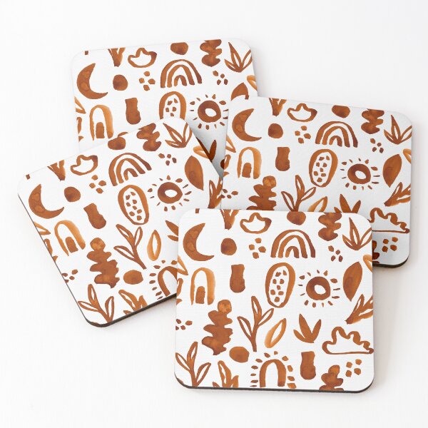 Item preview, Earthy Watercolour Shapes designed and sold by RebeccaFlaherty.