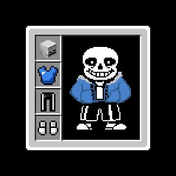 Minecraft Pixel Art Templates: Sans - Undertale