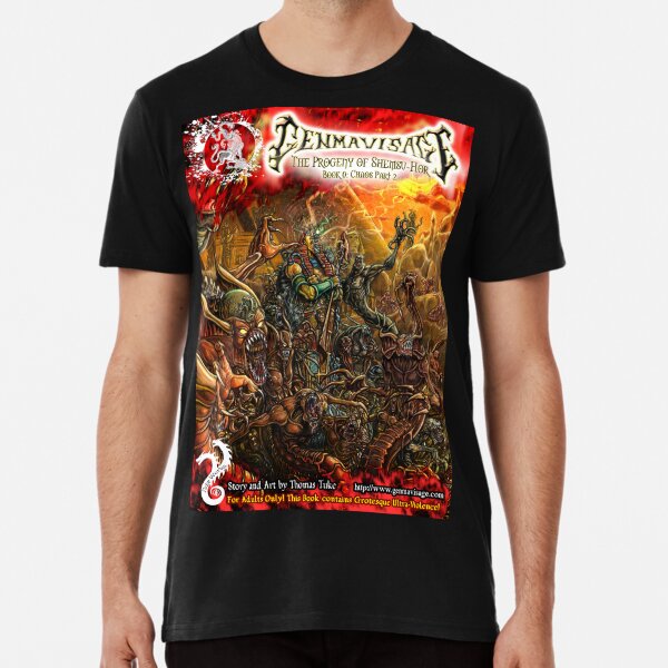 Genma Visage Book 0 Chaos Part 2: Progeny of Shemsu-Hor Front Cover Premium T-Shirt