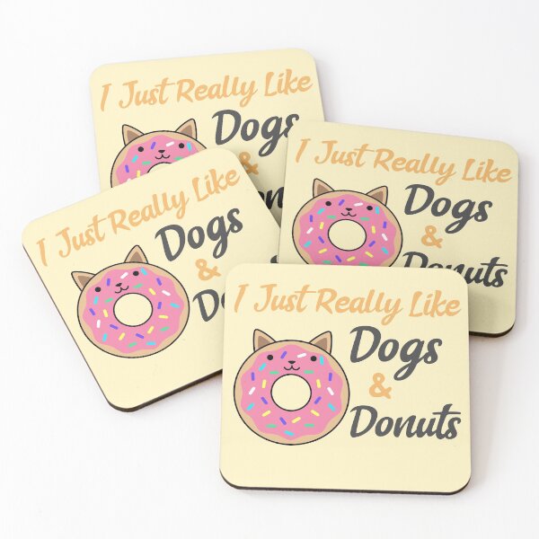 Item preview,  I Just Really Like Dogs and Donuts, Funny Gift For dogs and donuts lover designed and sold by be-great.
