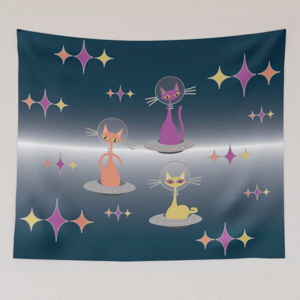 Item preview, Retro Cats -- First Contact designed and sold by 7SistersGraphX.
