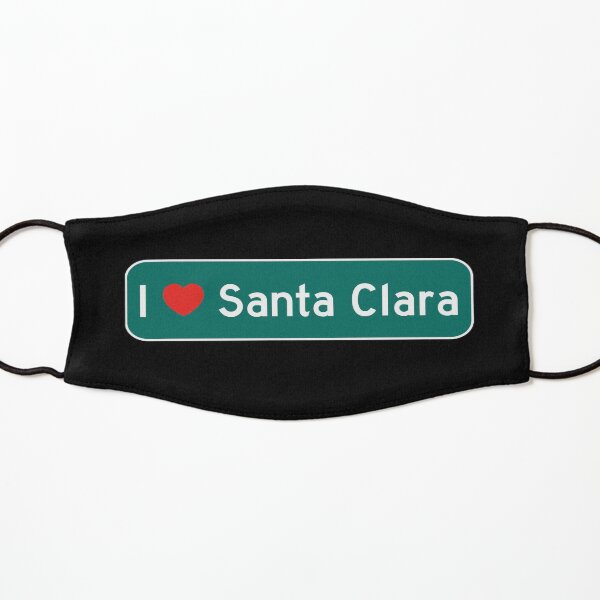 I Love Santa Clara! Kids Mask
