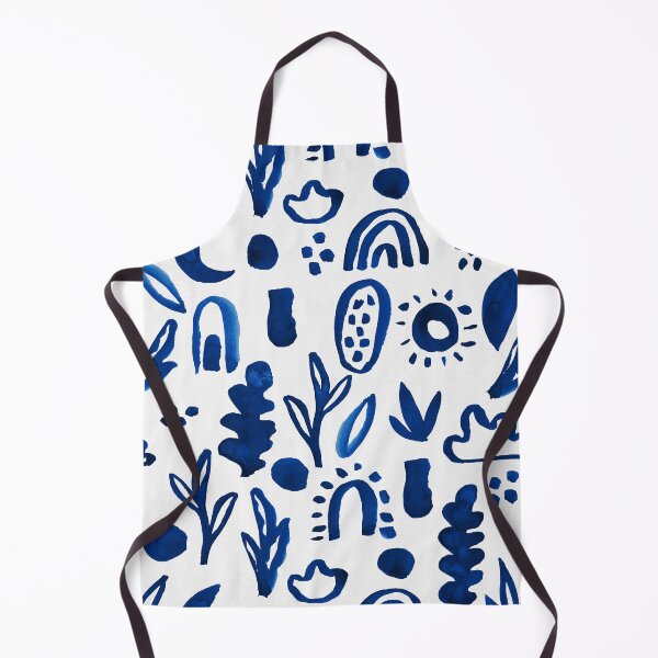 Aperçu de l'œuvre Blue Watercolour Shapes créée et vendue par RebeccaFlaherty.
