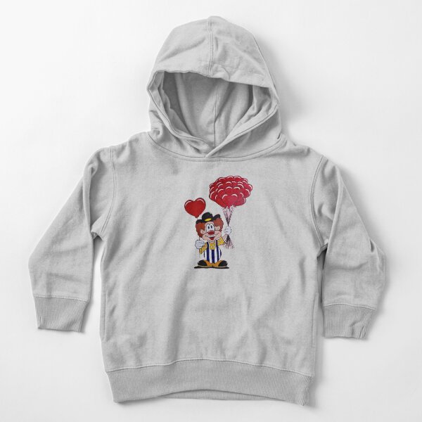Clown mit Herzluftballons Kleinkind Hoodie