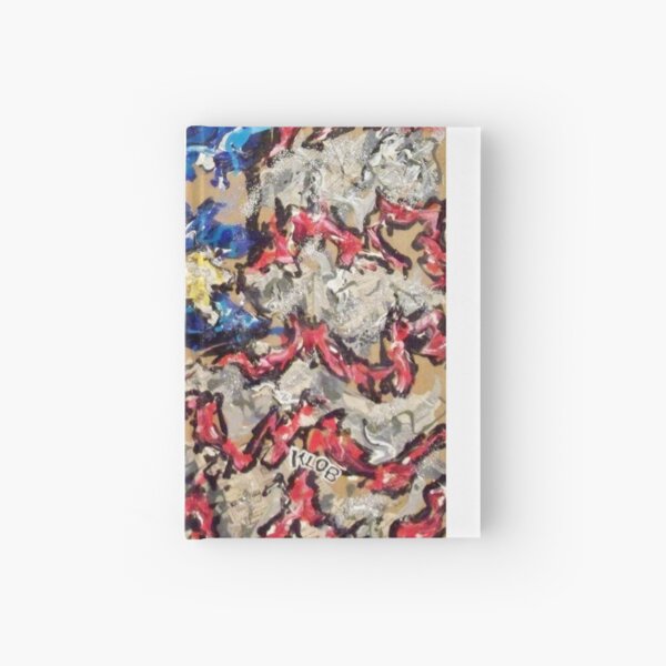 star spangled banner - early overpainting (homage to jasper johns & jimi hendrix) Hardcover Journal