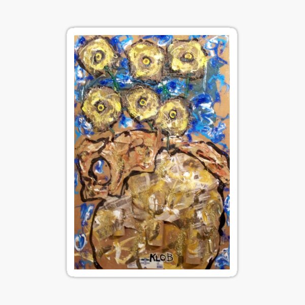 van Gogh's Sunflowers Sticker