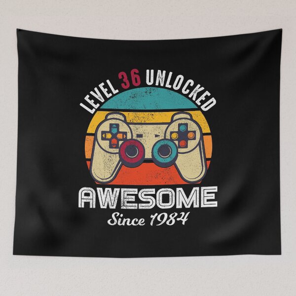 Item preview, Level 36 Unlocked Birthday Awesome Since 1984 designed and sold by RandomStuffShop.