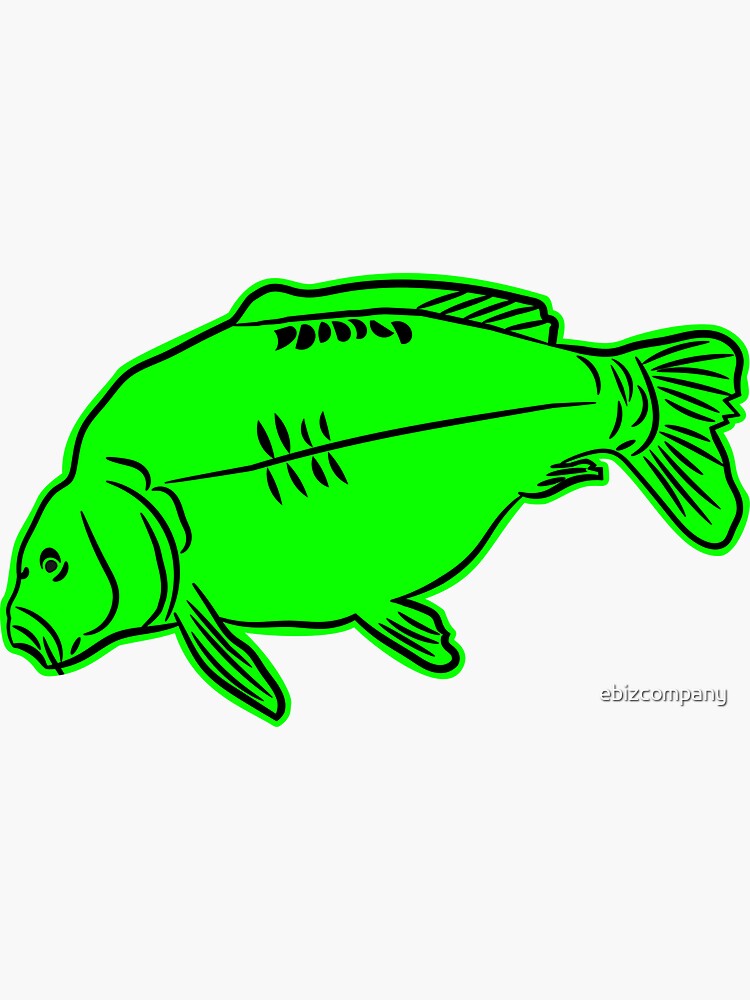 "Carp Angler Gift Carp Angler" Sticker for Sale by Redbubble