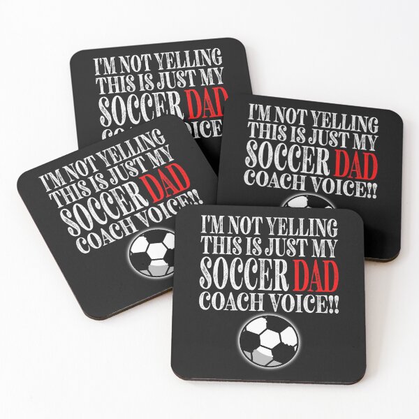 Item preview, Im Not Yelling This Is Just My Soccer DAD Coach Voice Classic Sticker And Shirt Design designed and sold by Glike.