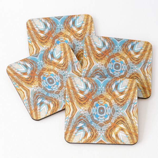 Item preview, Gold and White Petals Abstract  Design  designed and sold by Lynn  Marie Sharp.