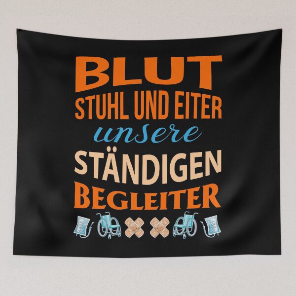 Artikelvorschau, Blut Stuhl Und Eiter Unsere Ständigen Krankenschwester entworfen und verkauft von PlatonisDesign.