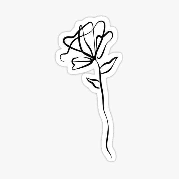 Item preview, Dessin délicate fleur designed and sold by ZenNature.
