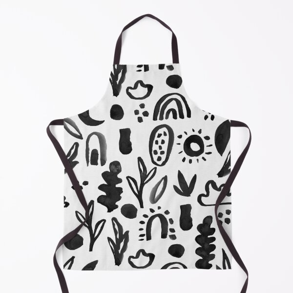 Aperçu de l'œuvre Black Watercolour Shapes créée et vendue par RebeccaFlaherty.