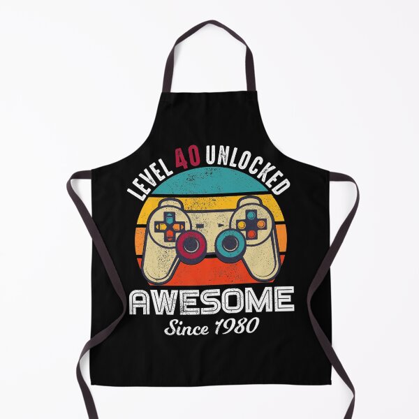 Item preview, Level 40 Unlocked Birthday Awesome Since 1980 designed and sold by RandomStuffShop.