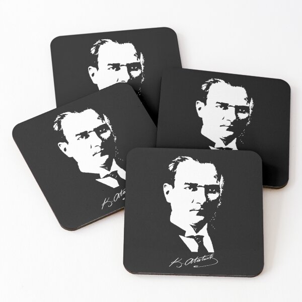 Item preview, Ataturk Photo Ataturk Signature Turkey Gift designed and sold by Nessshirts.