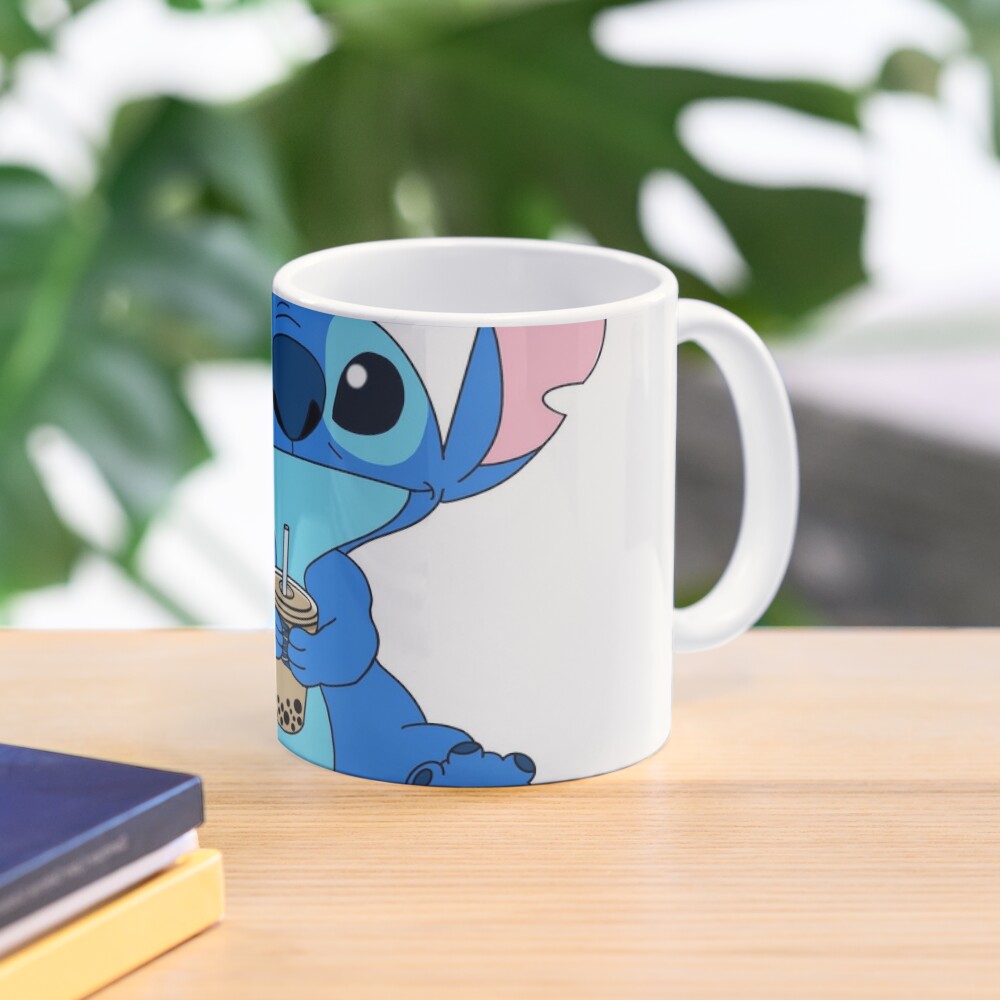 Stitch Glass Cup / Stitch Boba Coffee Cup / Lilo and Stitch 