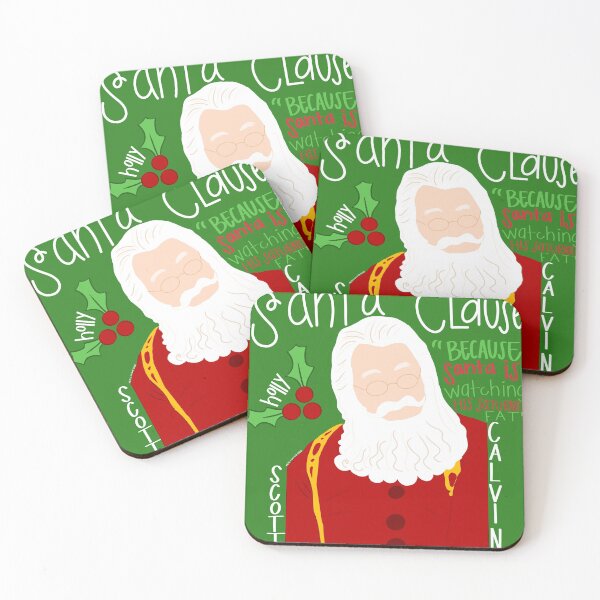 Item preview, Santa Clause Inspired Art with Quotes designed and sold by meresgoldenshop.