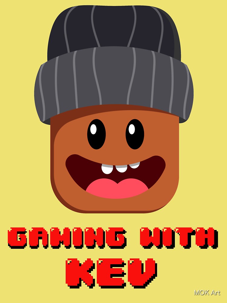 Gamingwithkev Happy Roblox Head Kids T Shirt By Moh Khalifa Redbubble - gaming with kev in roblox