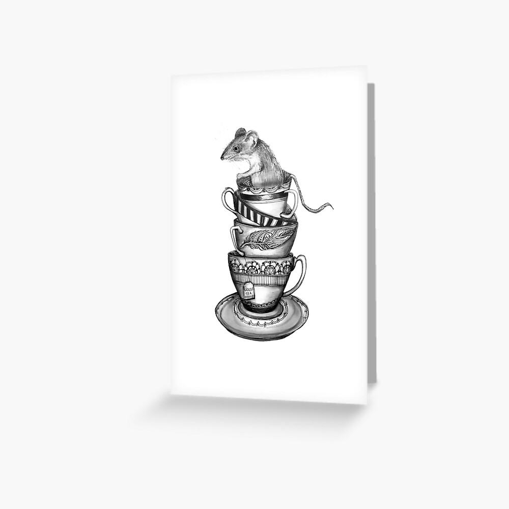 Mouse tea Greeting Card