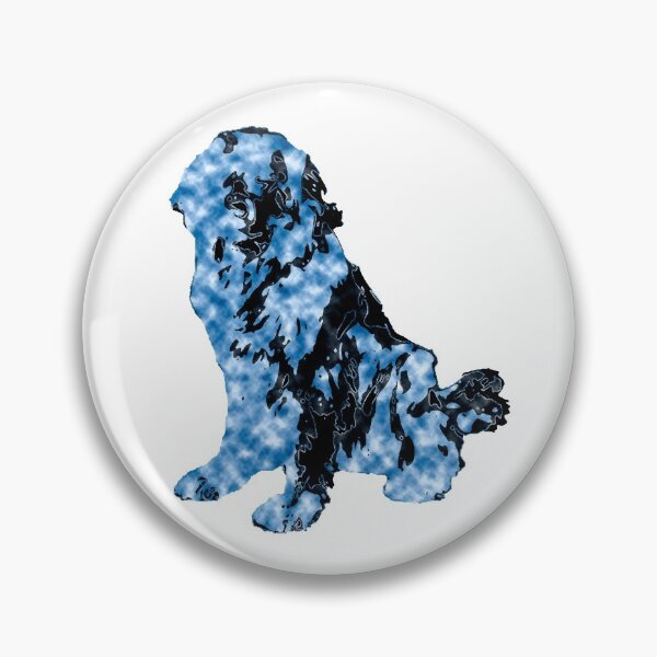 Item preview, Newfoundland Dog Blue Black designed and sold by Moonyflower.