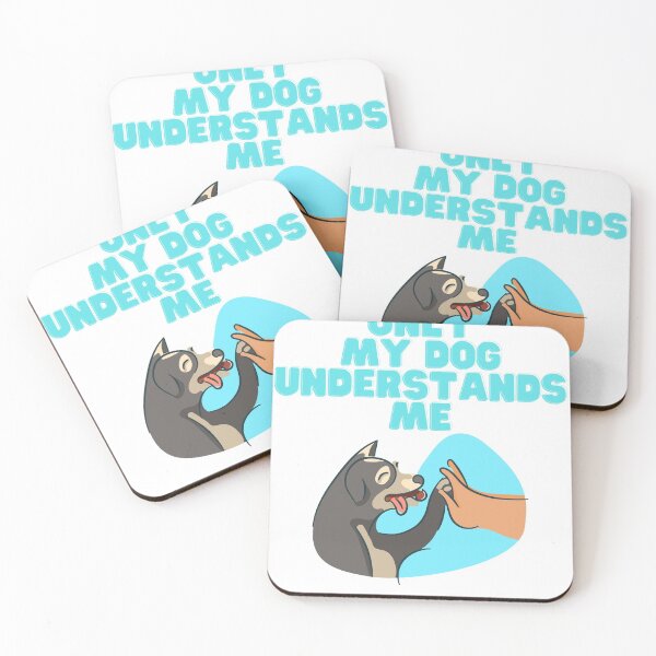 Item preview, Only My Dog Understands Me designed and sold by Walk-It-Off.
