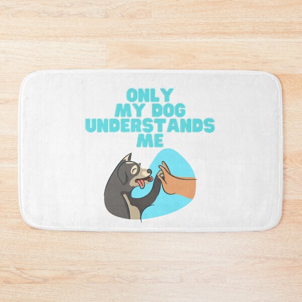 Item preview, Only My Dog Understands Me designed and sold by Walk-It-Off.