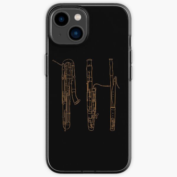 "contrabassoon, modern bassoon and baroque bassoon" iPhone Case for