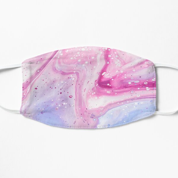 Pink and purple Marble Flat Mask