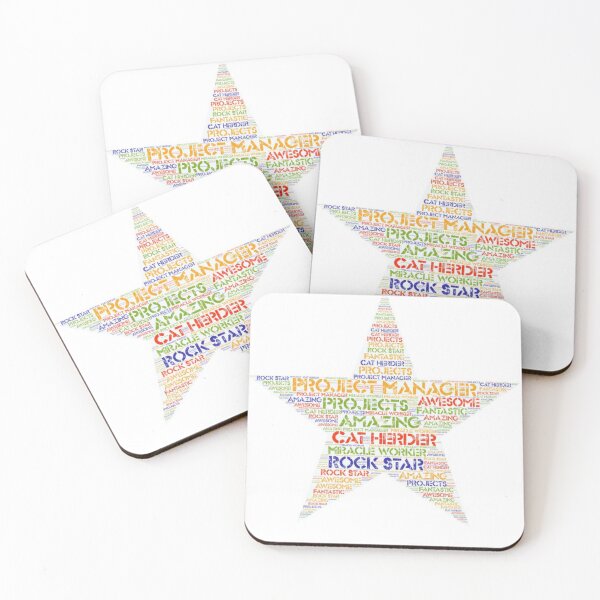 Item preview, Project Manager Star Word Art designed and sold by Awesomefamily.
