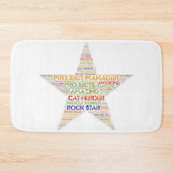 Item preview, Project Manager Star Word Art designed and sold by Awesomefamily.