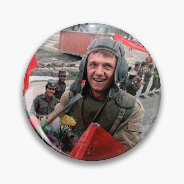 Item preview, Soviet soldier smiling designed and sold by dirtydaaaann.