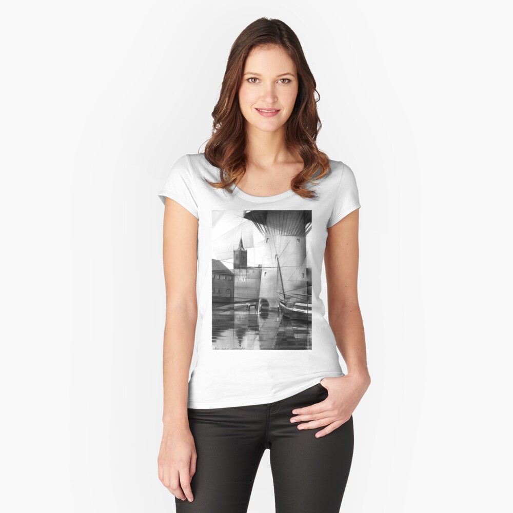 Item preview, Fitted Scoop T-Shirt designed and sold by CorneAkkers.