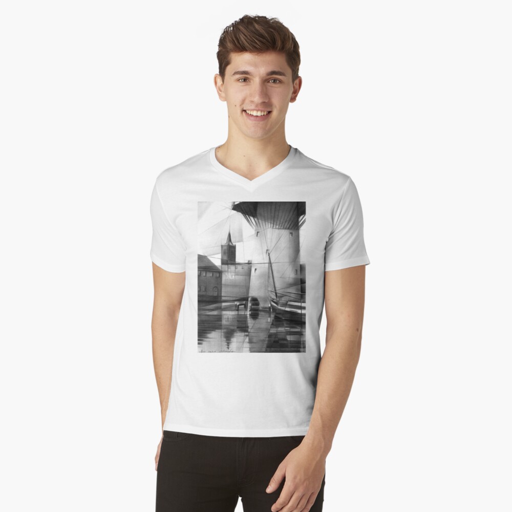 Item preview, V-Neck T-Shirt designed and sold by CorneAkkers.