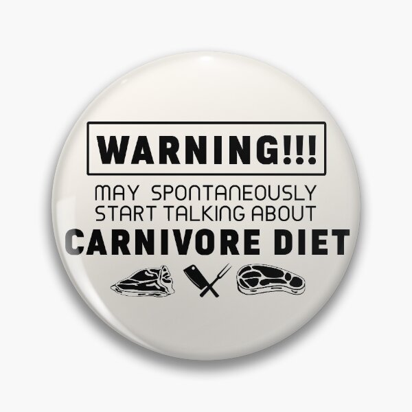 Item preview,  Warning may spontaneously start talking about carnivore diet designed and sold by PurrfectCorner.