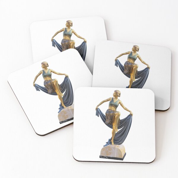 Item preview, Art Deco Female Statuette holding Drape designed and sold by boehmgraphics.