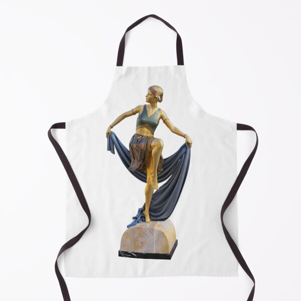 Item preview, Art Deco Female Statuette holding Drape designed and sold by boehmgraphics.
