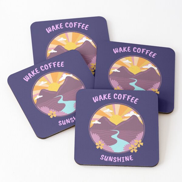 Item preview, Wake Coffee Sunshine designed and sold by Rebrose.