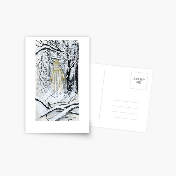 Snow Maiden Postcard