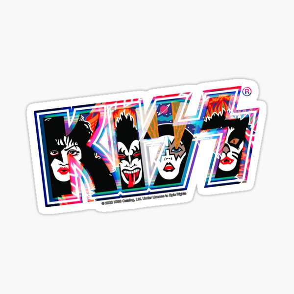 KISS ® rock music band - Rock and Roll Over Style 2 Sticker