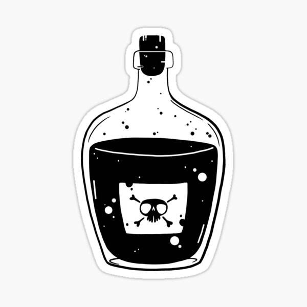 Poison Bottle Sticker