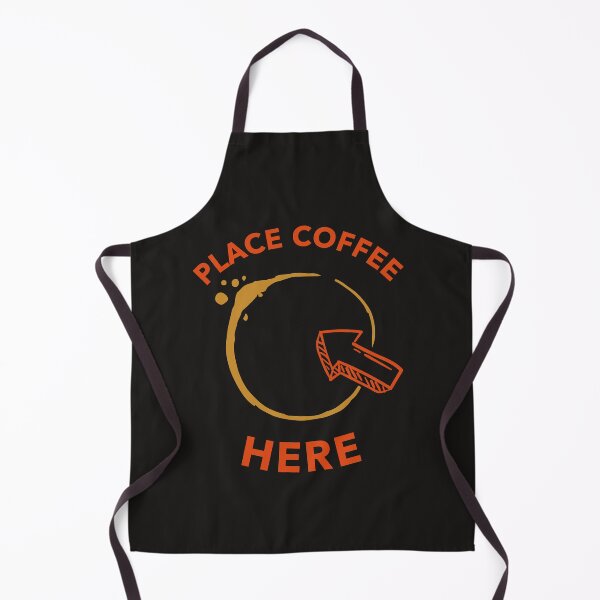 Item preview, Place Coffee Here Coffee Addicts Funny Stain designed and sold by davestees506.
