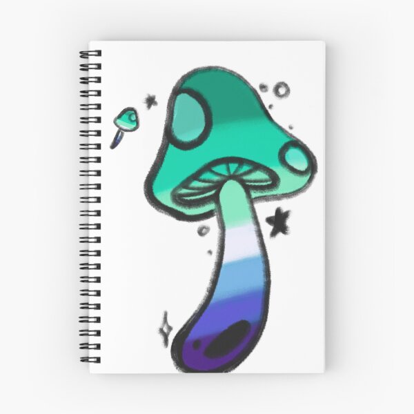 Item preview, Gay MLM pride flag mushroom  designed and sold by AwkwardCrow.